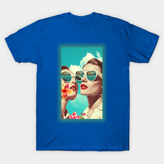 Dream girls portrait. T-Shirt by tedsox